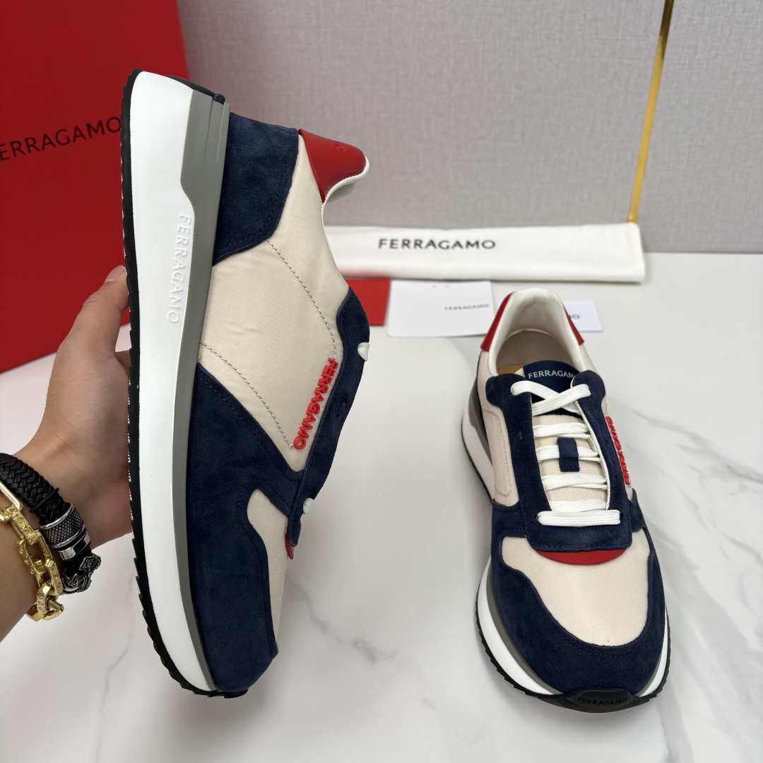 💋💍SF家新品 菲拉～格慕 FERRAGAM* 复古低帮休闲运动鞋 奢华与舒适的双重盛宴 官方 7,80