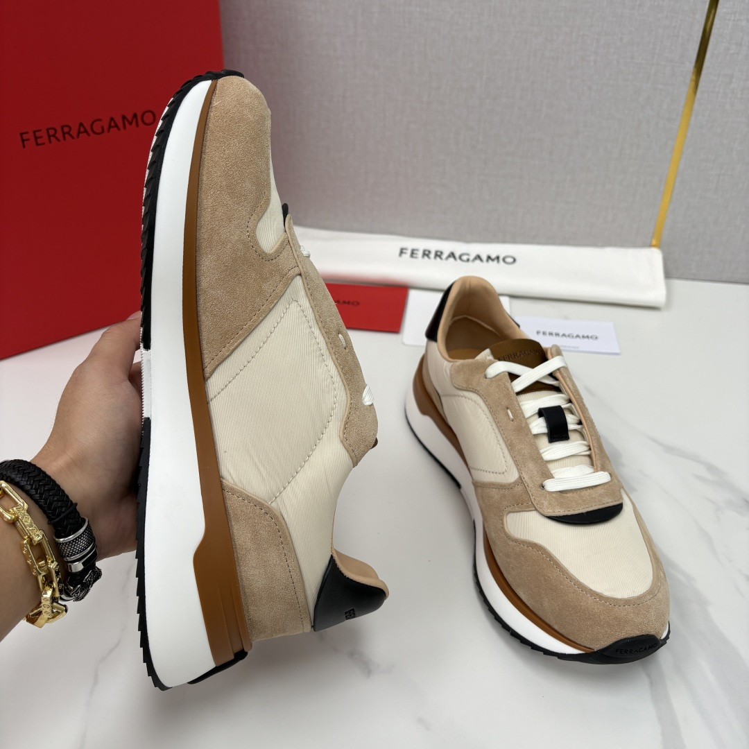 💋💍SF家新品 菲拉～格慕 FERRAGAM* 复古低帮休闲运动鞋 奢华与舒适的双重盛宴 官方 7,80