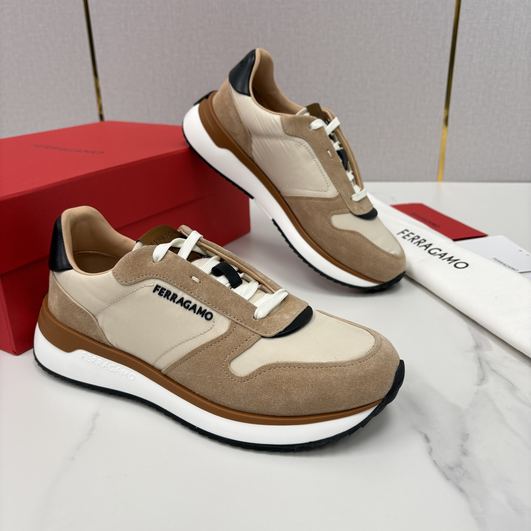 💋💍SF家新品 菲拉～格慕 FERRAGAM* 复古低帮休闲运动鞋 奢华与舒适的双重盛宴 官方 7,80