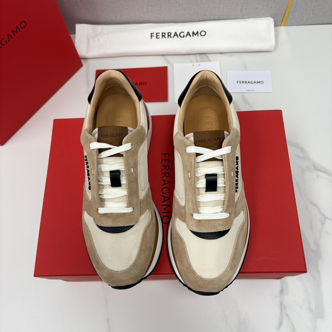 💋💍SF家新品 菲拉～格慕 FERRAGAM* 复古低帮休闲运动鞋 奢华与舒适的双重盛宴 官方 7,80