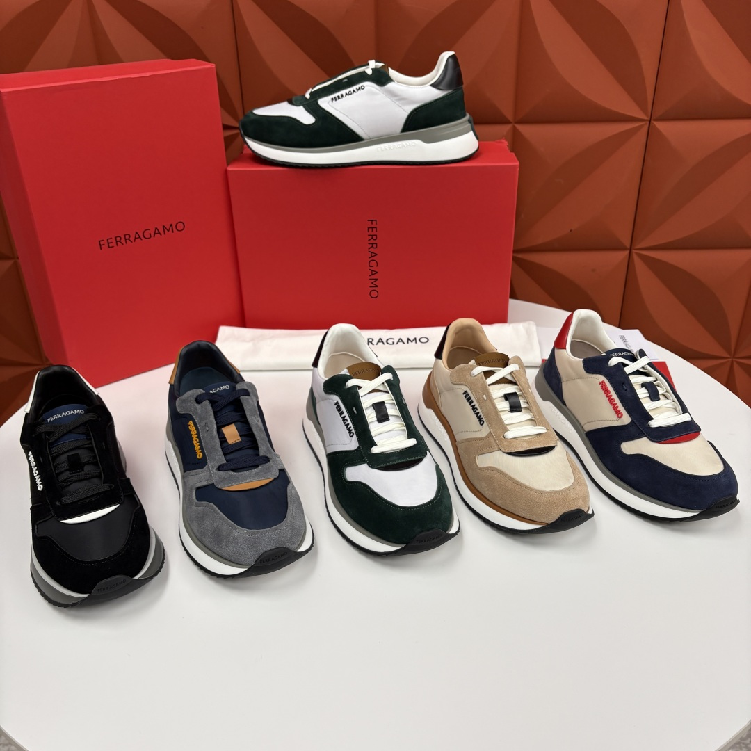 💋💍SF家新品 菲拉～格慕 FERRAGAM* 复古低帮休闲运动鞋 奢华与舒适的双重盛宴 官方 7,80