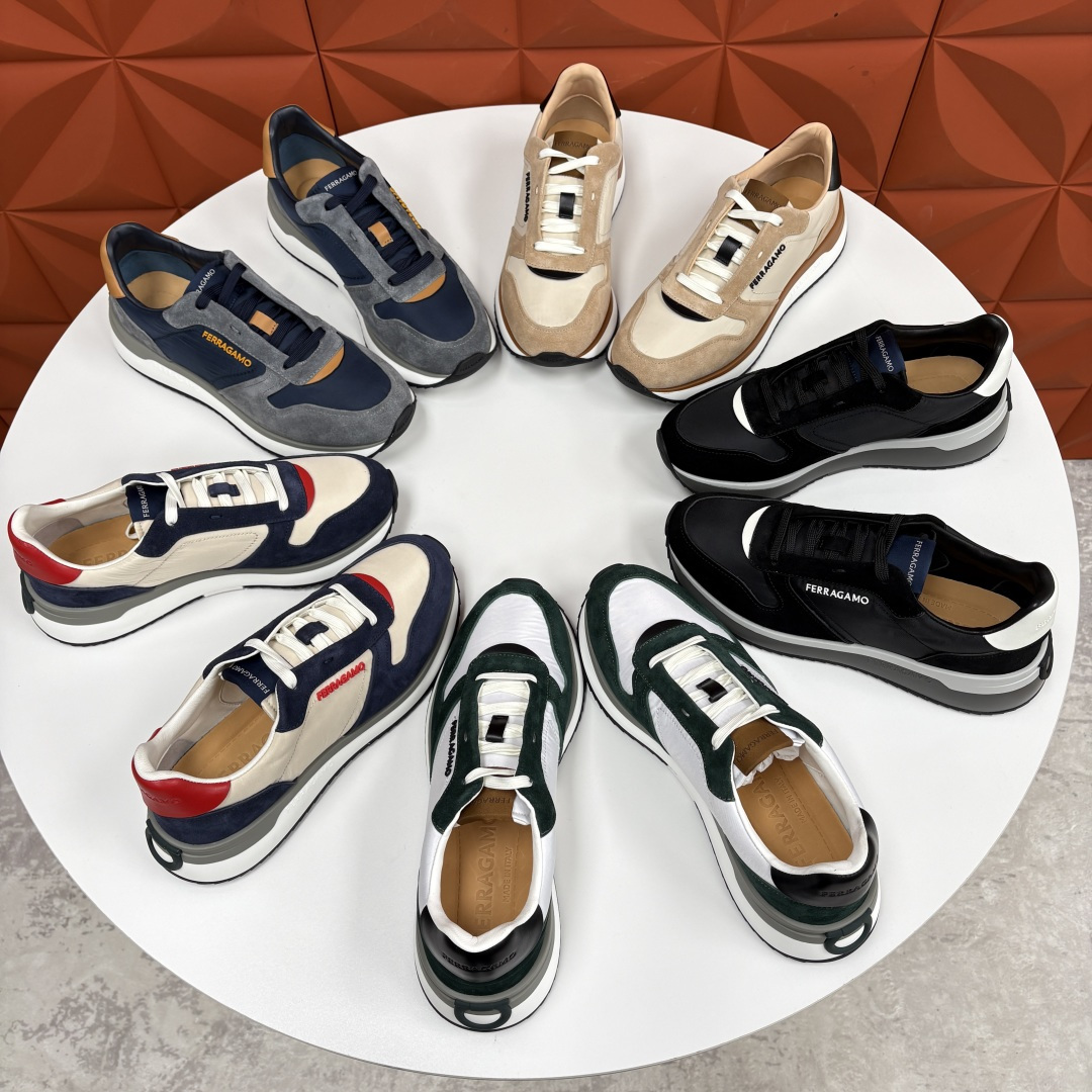 💋💍SF家新品 菲拉～格慕 FERRAGAM* 复古低帮休闲运动鞋 奢华与舒适的双重盛宴 官方 7,80