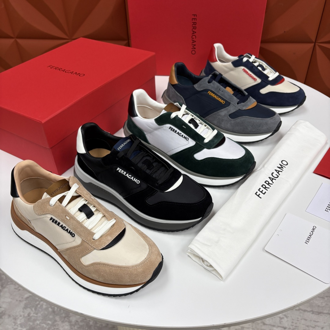 💋💍SF家新品 菲拉～格慕 FERRAGAM* 复古低帮休闲运动鞋 奢华与舒适的双重盛宴 官方 7,80