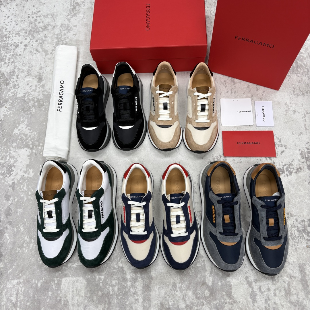 💋💍SF家新品 菲拉～格慕 FERRAGAM* 复古低帮休闲运动鞋 奢华与舒适的双重盛宴 官方 7,80