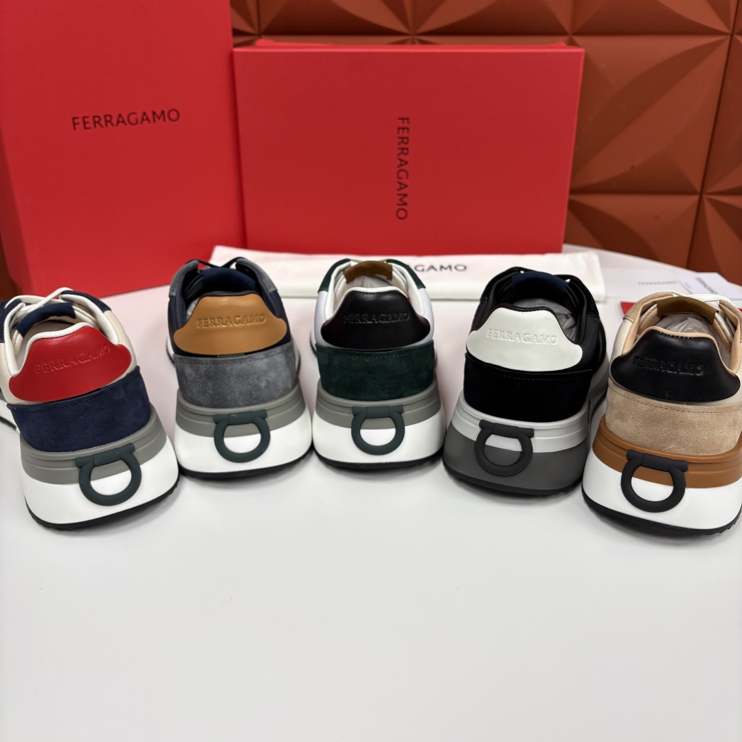 💋💍SF家新品 菲拉～格慕 FERRAGAM* 复古低帮休闲运动鞋 奢华与舒适的双重盛宴 官方 7,80