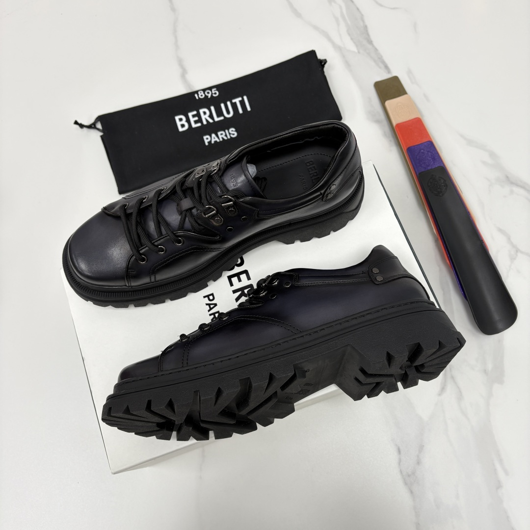 💋 💍 BERLUT* 布鲁提新品 Brunico 厚底皮鞋“貔貅”德比鞋 经典与创新的融合之作 是延续