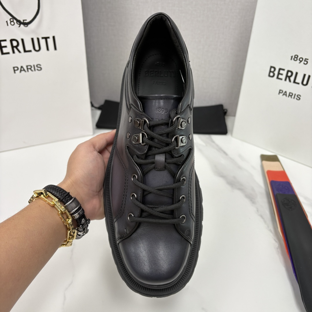 💋 💍 BERLUT* 布鲁提新品 Brunico 厚底皮鞋“貔貅”德比鞋 经典与创新的融合之作 是延续