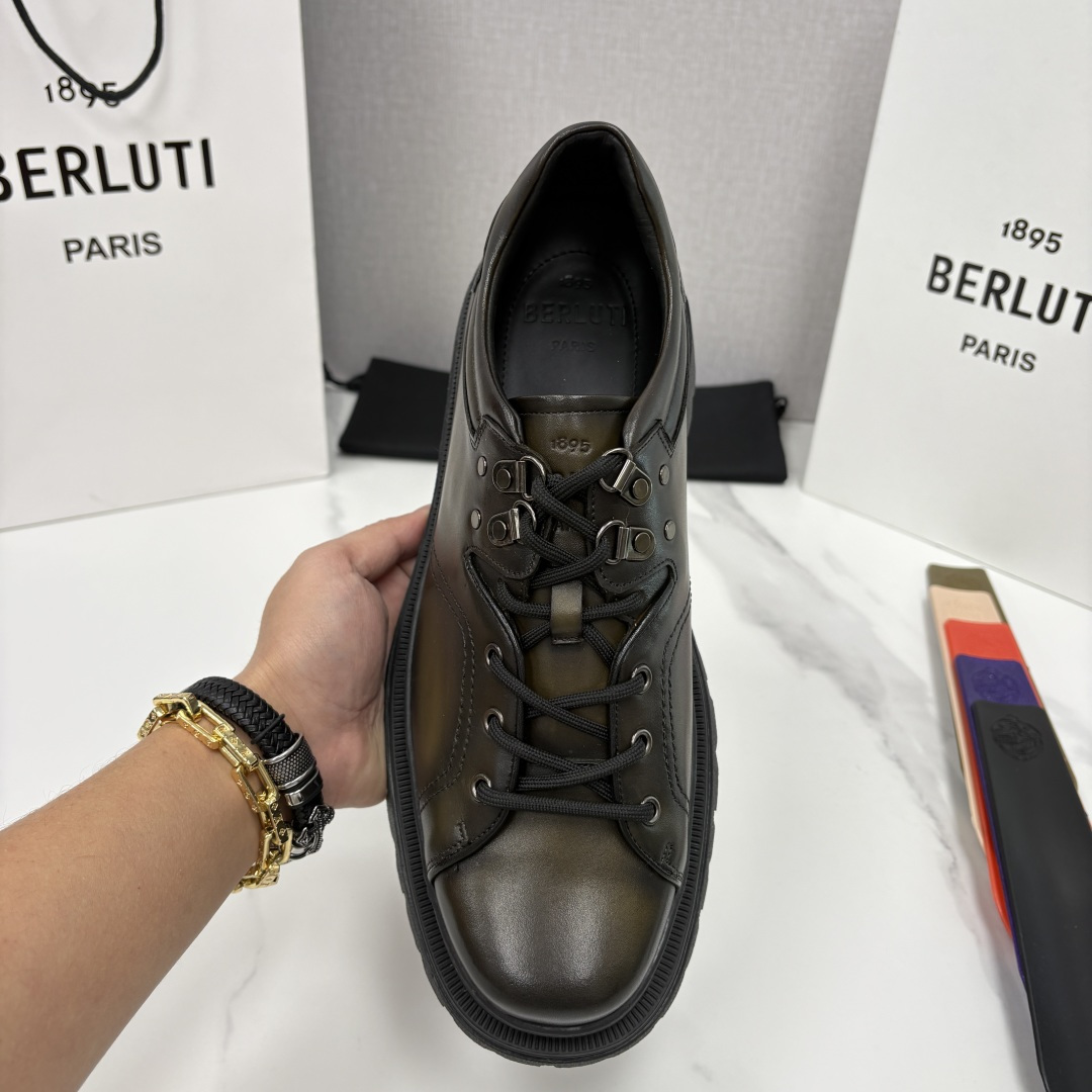 💋 💍 BERLUT* 布鲁提新品 Brunico 厚底皮鞋“貔貅”德比鞋 经典与创新的融合之作 是延续