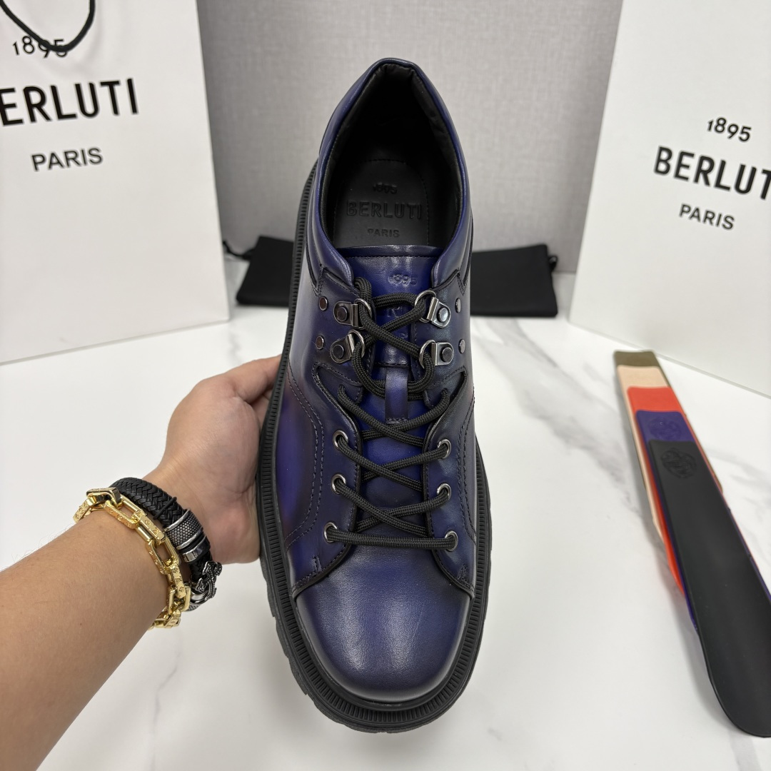 💋 💍 BERLUT* 布鲁提新品 Brunico 厚底皮鞋“貔貅”德比鞋 经典与创新的融合之作 是延续
