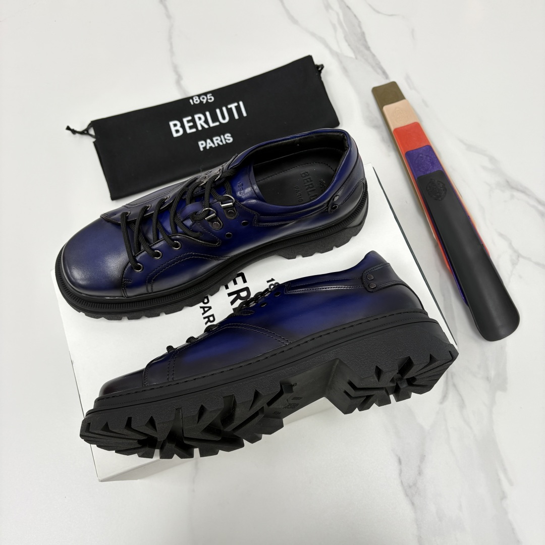 💋 💍 BERLUT* 布鲁提新品 Brunico 厚底皮鞋“貔貅”德比鞋 经典与创新的融合之作 是延续