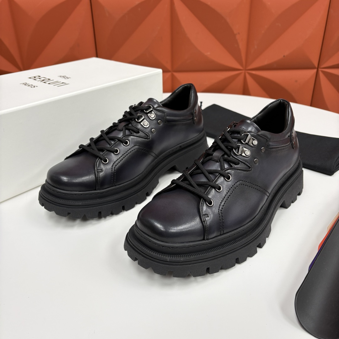 💋 💍 BERLUT* 布鲁提新品 Brunico 厚底皮鞋“貔貅”德比鞋 经典与创新的融合之作 是延续