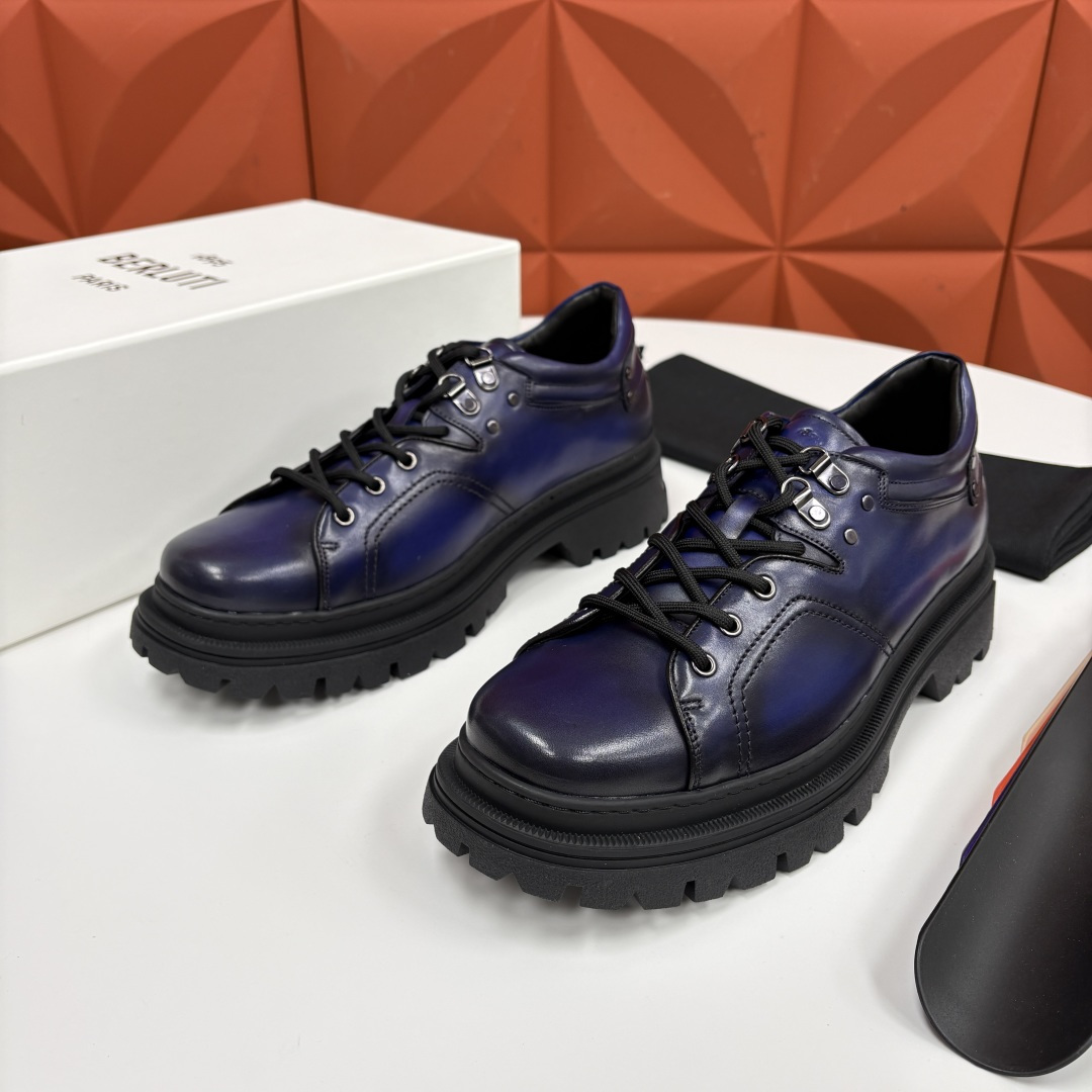 💋 💍 BERLUT* 布鲁提新品 Brunico 厚底皮鞋“貔貅”德比鞋 经典与创新的融合之作 是延续