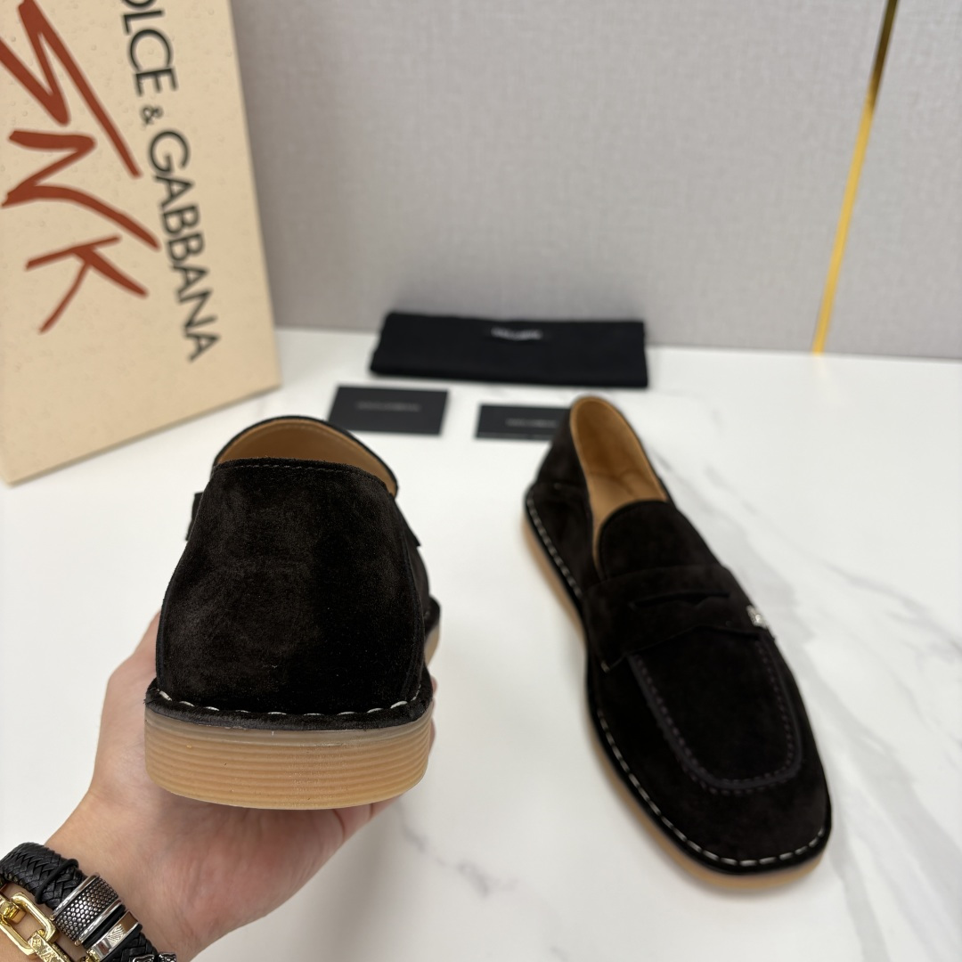 💋💍DG 家新品 杜嘉-班纳 Dolce&Gabbana* 牛皮莫卡辛鞋 官方 7,900 全新 New