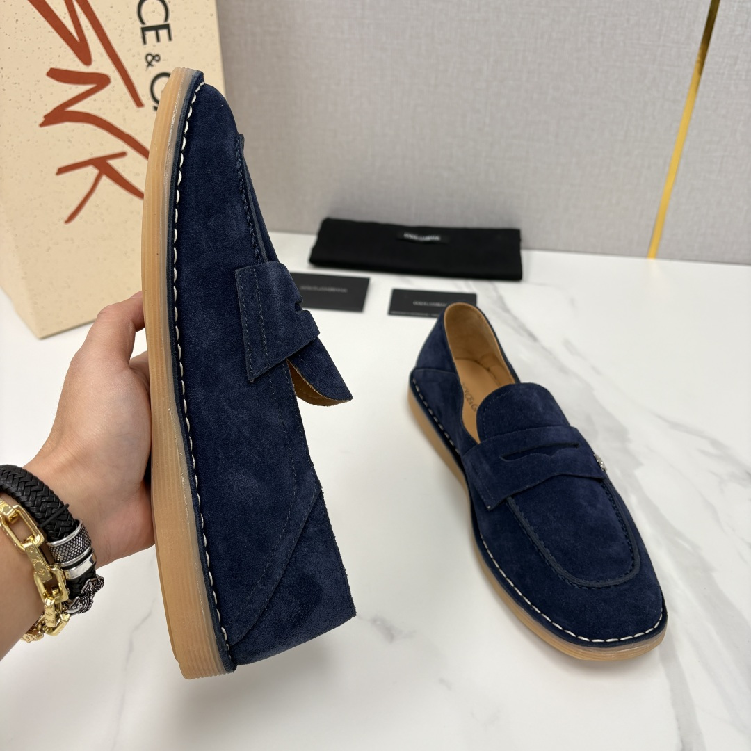 💋💍DG 家新品 杜嘉-班纳 Dolce&Gabbana* 牛皮莫卡辛鞋 官方 7,900 全新 New