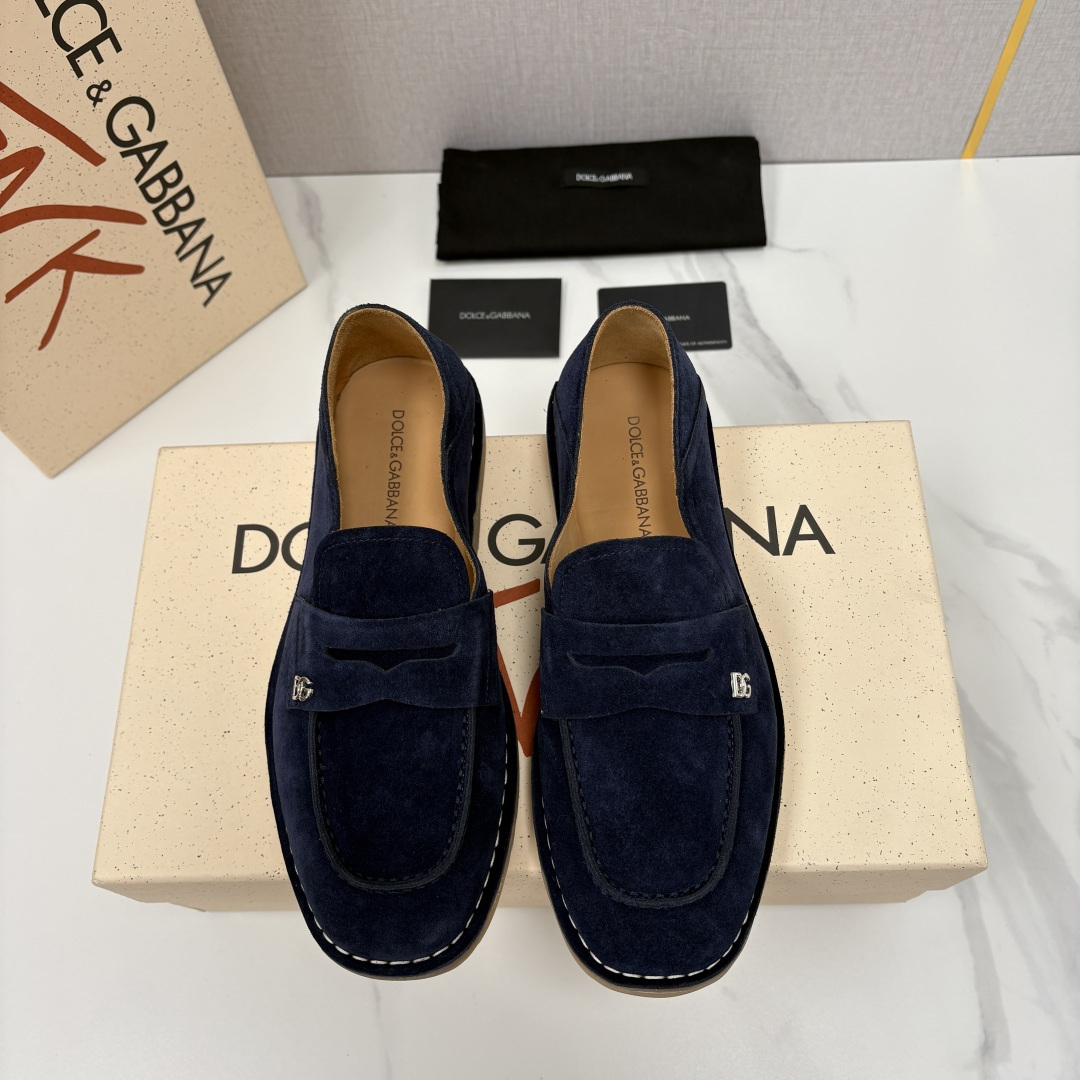 💋💍DG 家新品 杜嘉-班纳 Dolce&Gabbana* 牛皮莫卡辛鞋 官方 7,900 全新 New