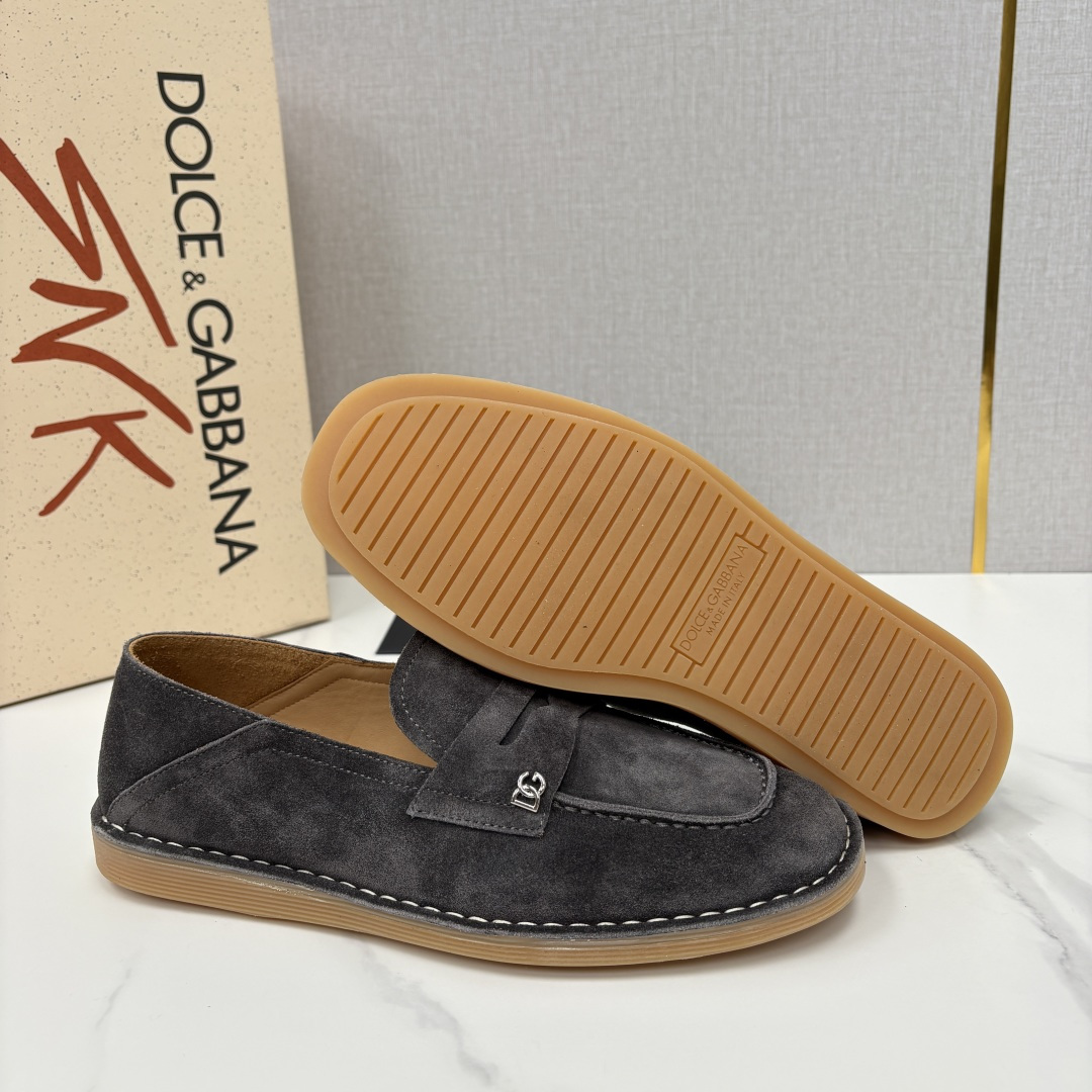 💋💍DG 家新品 杜嘉-班纳 Dolce&Gabbana* 牛皮莫卡辛鞋 官方 7,900 全新 New