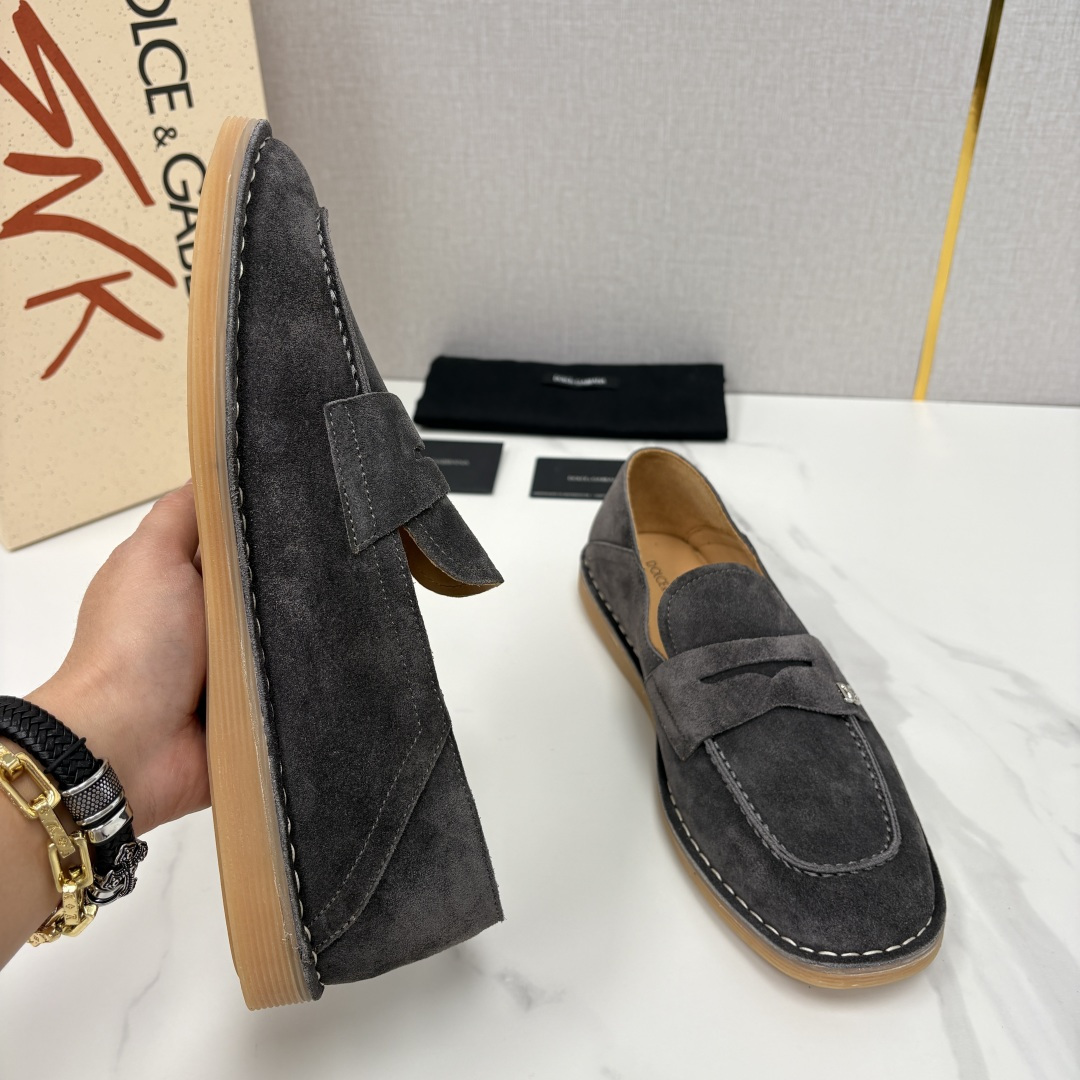 💋💍DG 家新品 杜嘉-班纳 Dolce&Gabbana* 牛皮莫卡辛鞋 官方 7,900 全新 New