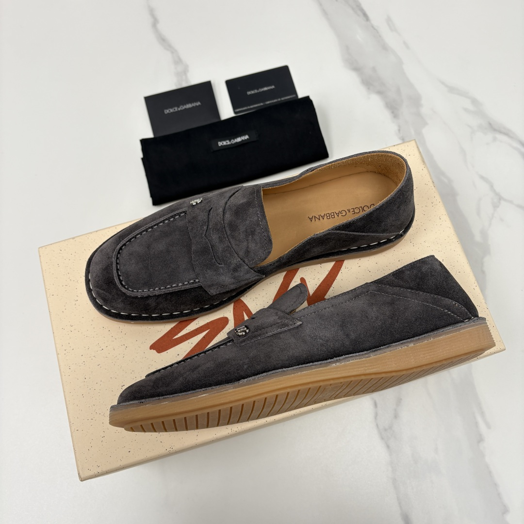 💋💍DG 家新品 杜嘉-班纳 Dolce&Gabbana* 牛皮莫卡辛鞋 官方 7,900 全新 New
