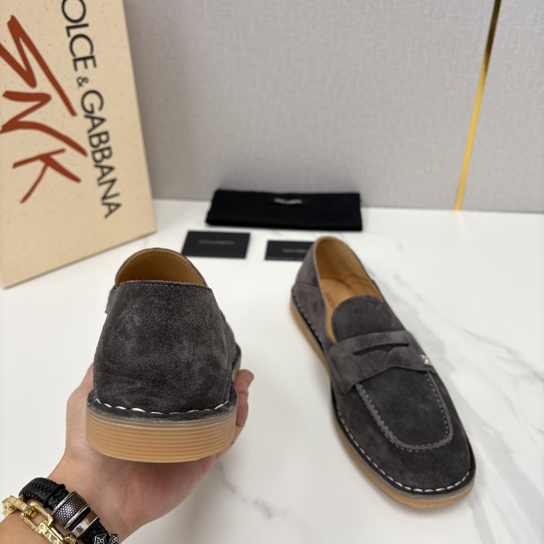 💋💍DG 家新品 杜嘉-班纳 Dolce&Gabbana* 牛皮莫卡辛鞋 官方 7,900 全新 New