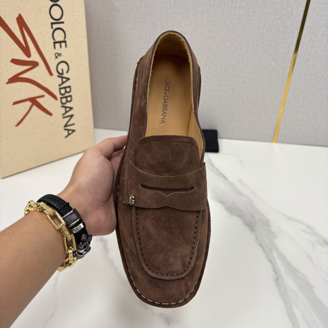 💋💍DG 家新品 杜嘉-班纳 Dolce&Gabbana* 牛皮莫卡辛鞋 官方 7,900 全新 New