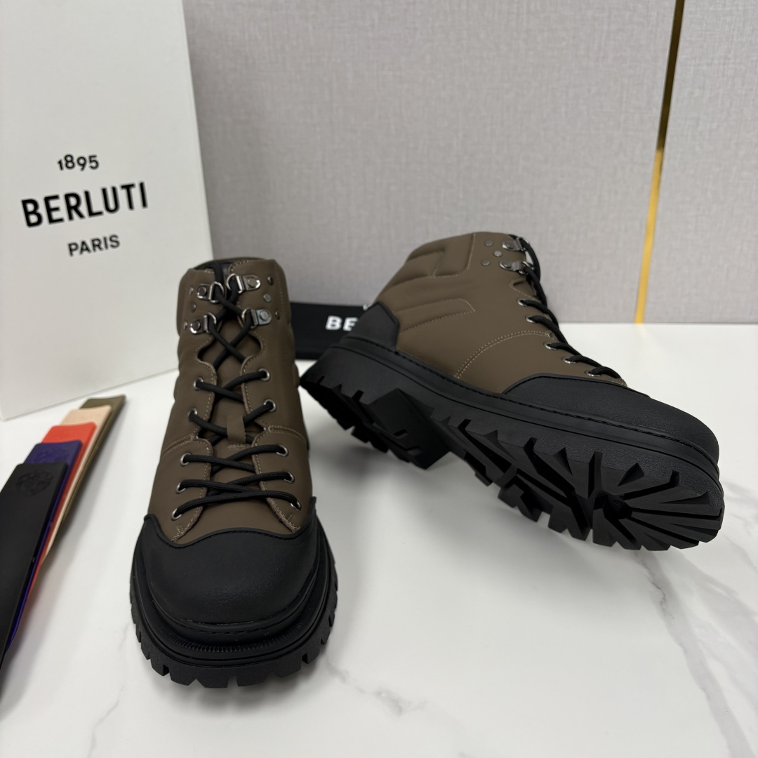 💋 💍 BERLUT* 布鲁提新品 Brunico 厚底高帮“貔貅”德比鞋 经典与创新的融合之作 是延续