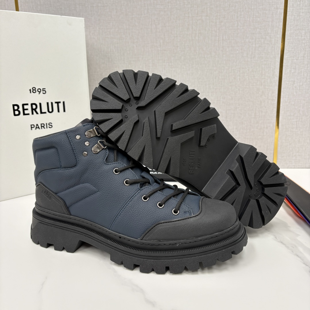 💋 💍 BERLUT* 布鲁提新品 Brunico 厚底高帮“貔貅”德比鞋 经典与创新的融合之作 是延续