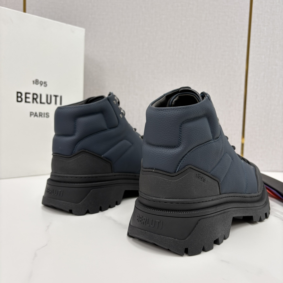 💋 💍 BERLUT* 布鲁提新品 Brunico 厚底高帮“貔貅”德比鞋 经典与创新的融合之作 是延续