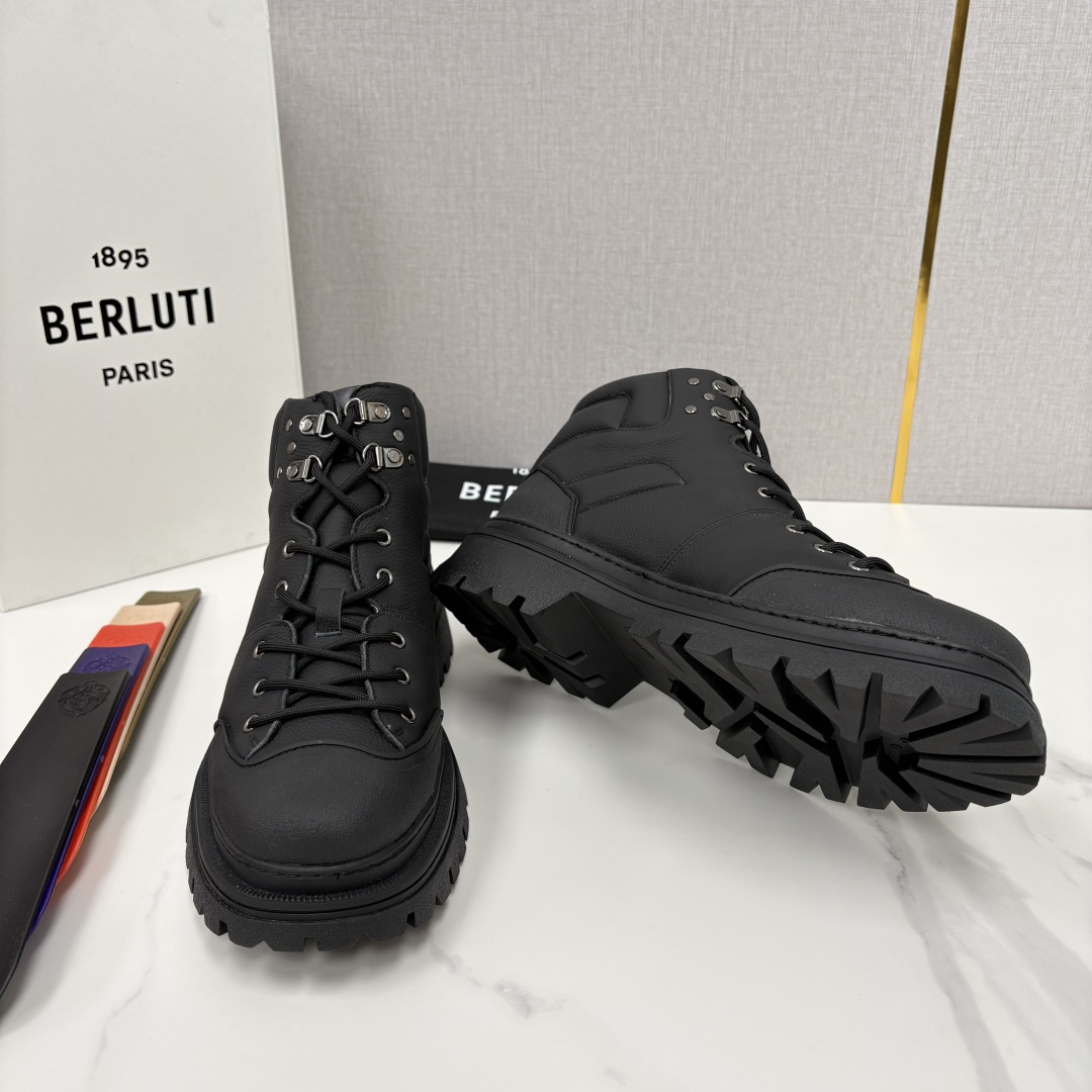 💋 💍 BERLUT* 布鲁提新品 Brunico 厚底高帮“貔貅”德比鞋 经典与创新的融合之作 是延续