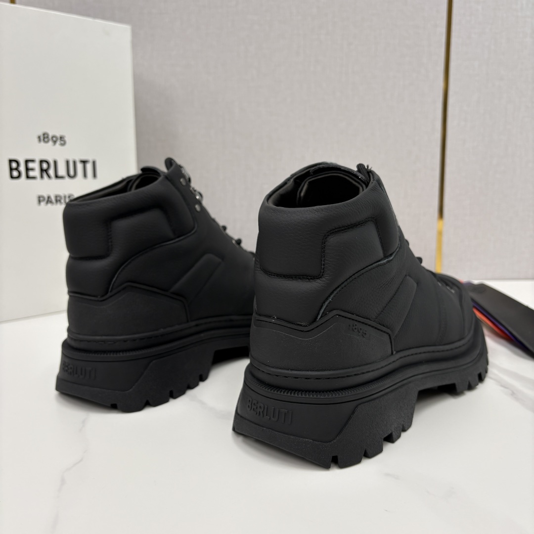 💋 💍 BERLUT* 布鲁提新品 Brunico 厚底高帮“貔貅”德比鞋 经典与创新的融合之作 是延续