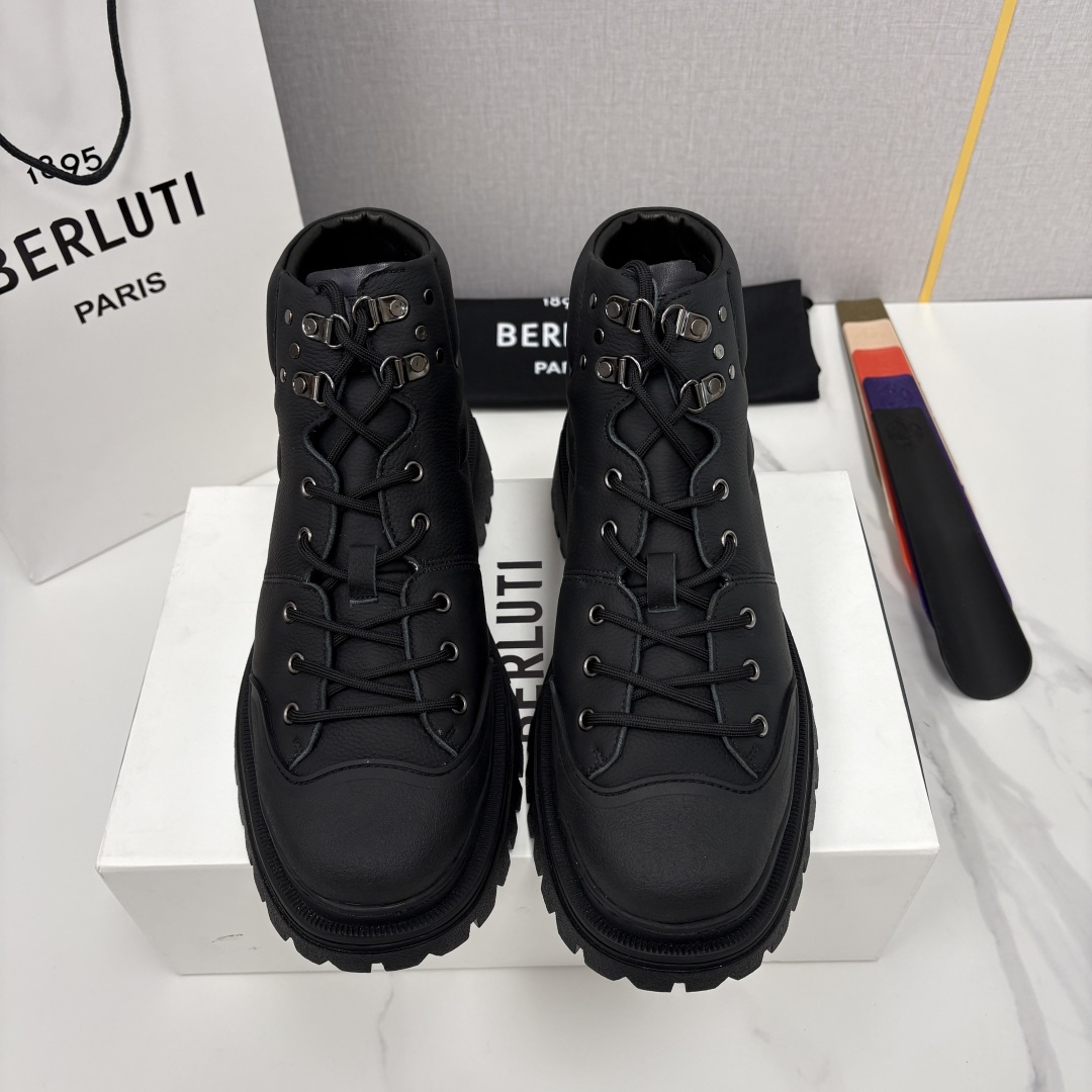 💋 💍 BERLUT* 布鲁提新品 Brunico 厚底高帮“貔貅”德比鞋 经典与创新的融合之作 是延续