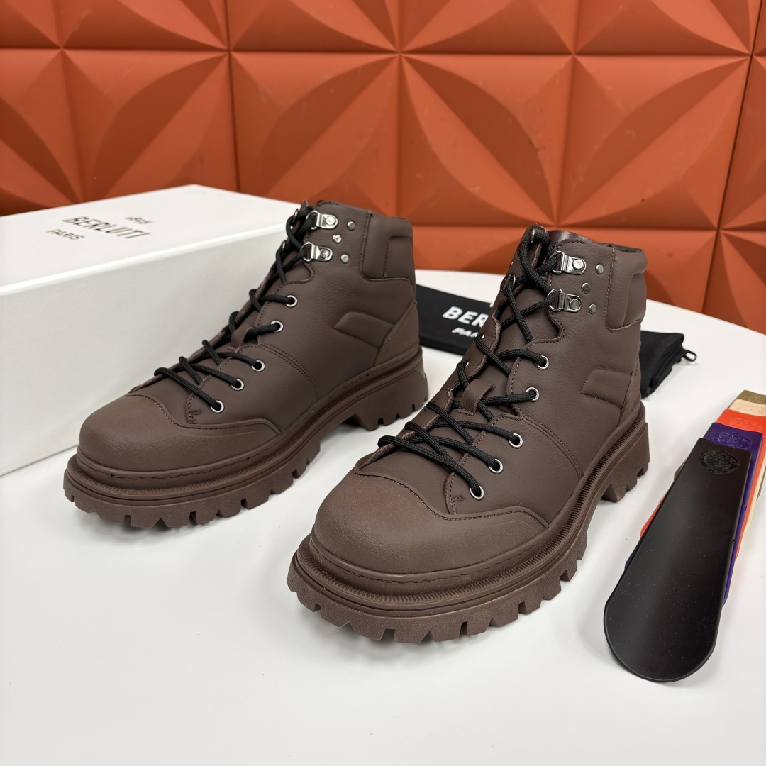 💋 💍 BERLUT* 布鲁提新品 Brunico 厚底高帮“貔貅”德比鞋 经典与创新的融合之作 是延续