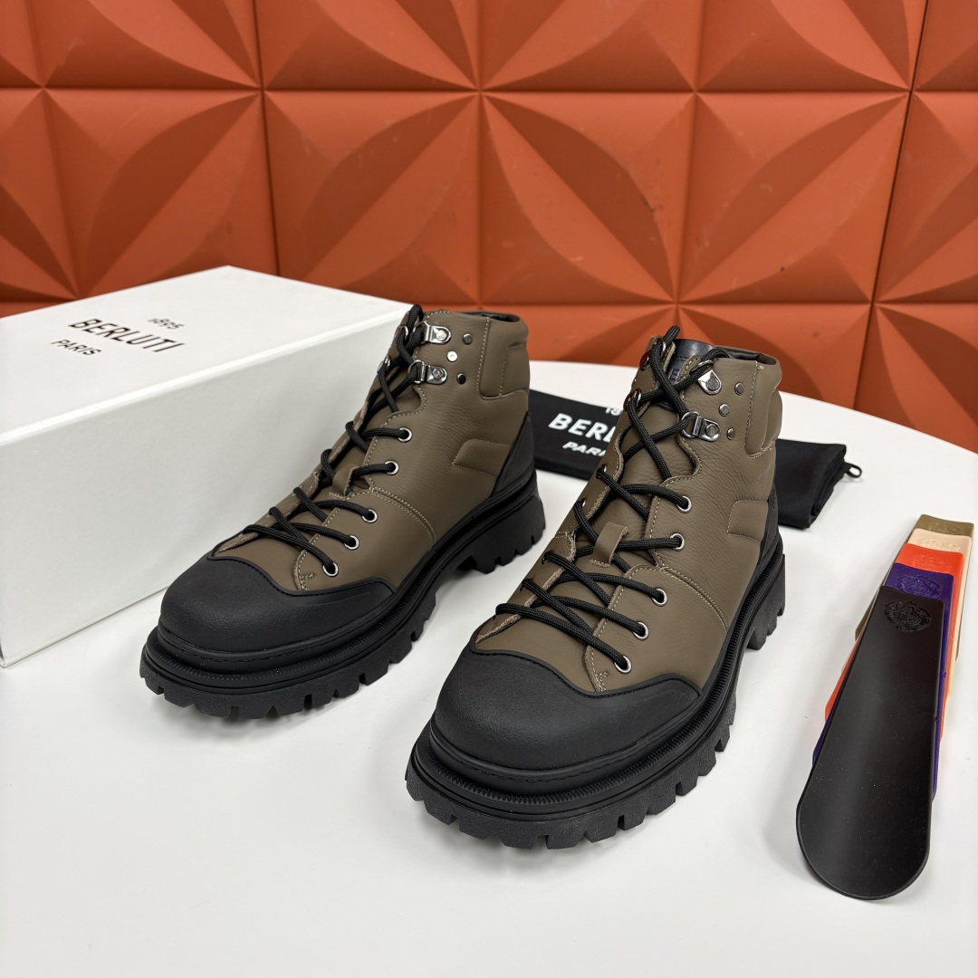 💋 💍 BERLUT* 布鲁提新品 Brunico 厚底高帮“貔貅”德比鞋 经典与创新的融合之作 是延续