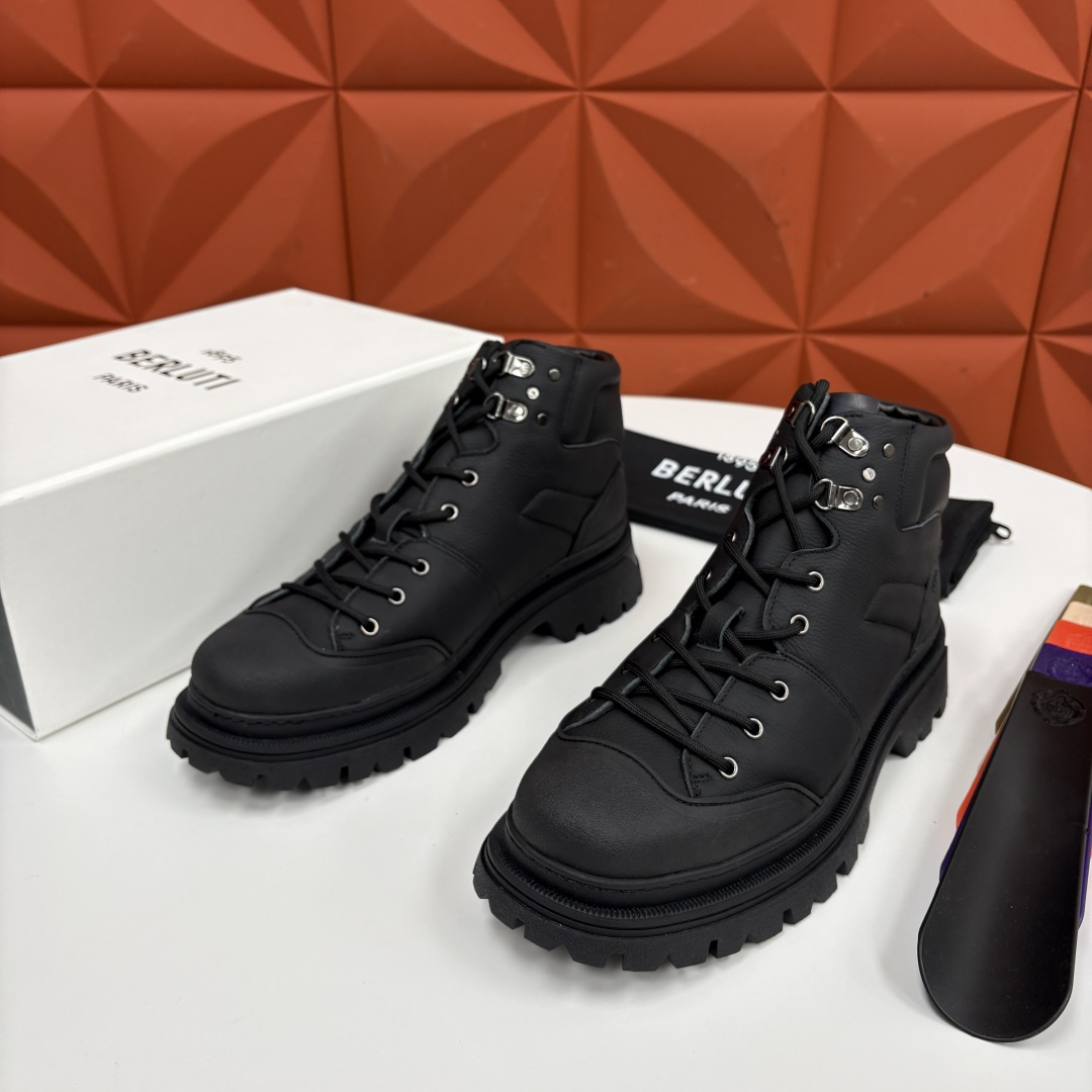 💋 💍 BERLUT* 布鲁提新品 Brunico 厚底高帮“貔貅”德比鞋 经典与创新的融合之作 是延续