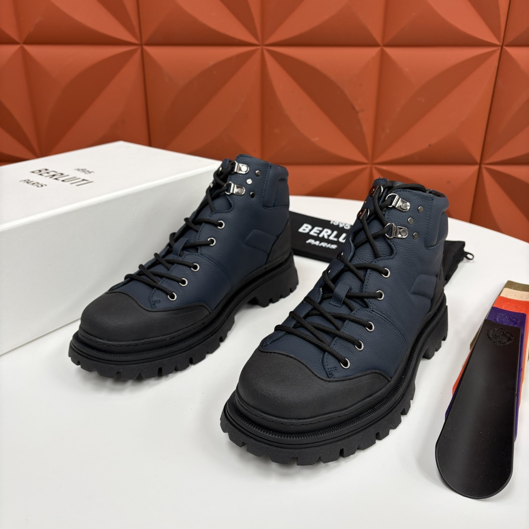 💋 💍 BERLUT* 布鲁提新品 Brunico 厚底高帮“貔貅”德比鞋 经典与创新的融合之作 是延续