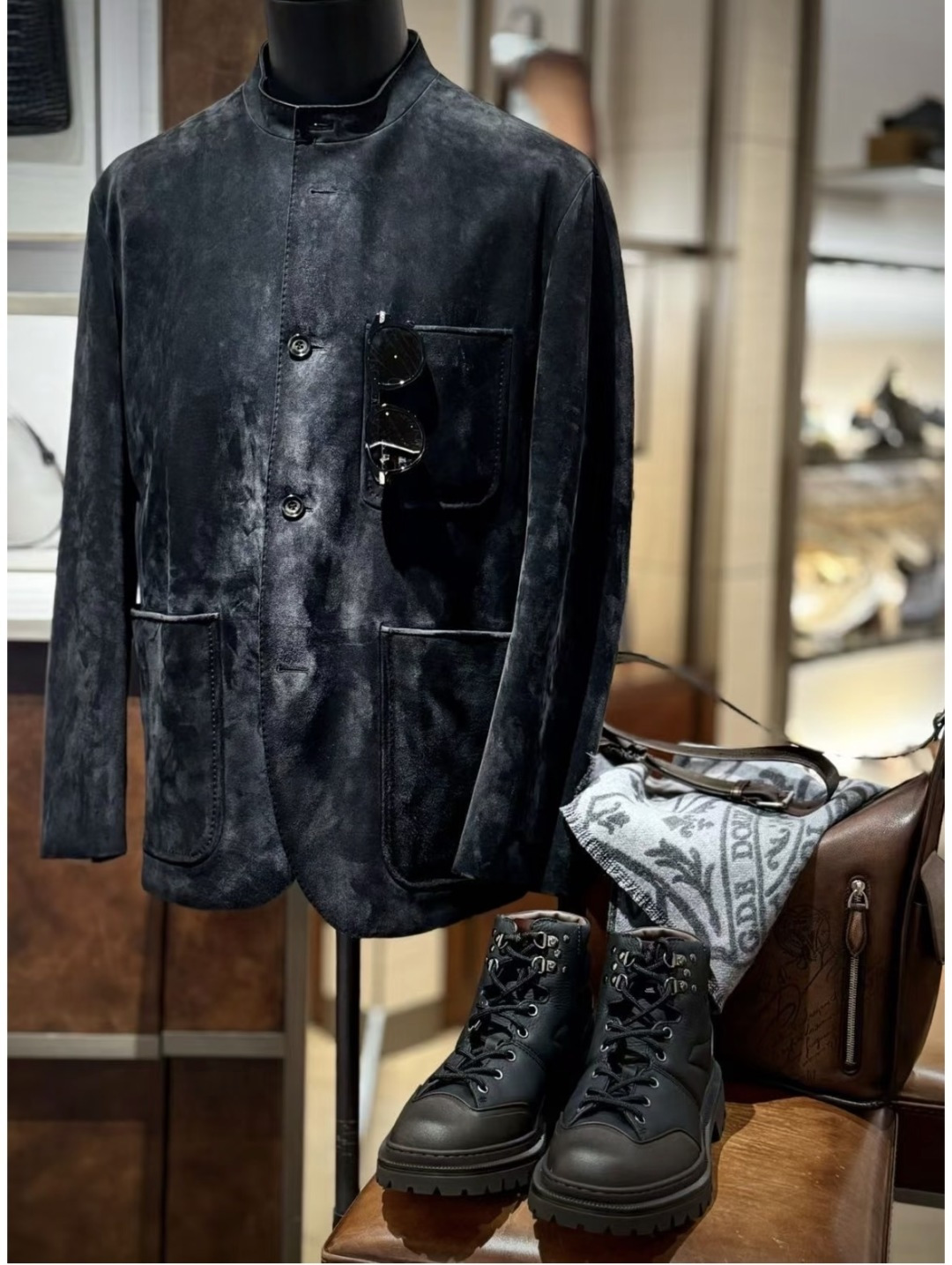 💋 💍 BERLUT* 布鲁提新品 Brunico 厚底高帮“貔貅”德比鞋 经典与创新的融合之作 是延续