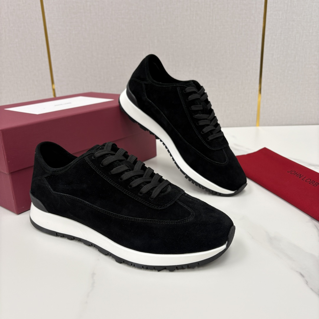 💋💍JL家新品 John Lobb 休闲鞋男士轻奢运动鞋 官方 10,300 作为爱马-仕旗下顶级鞋履品