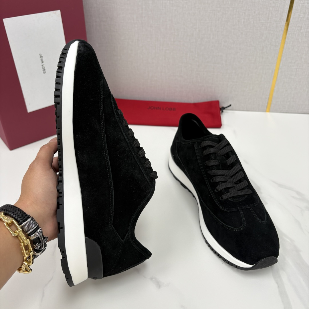 💋💍JL家新品 John Lobb 休闲鞋男士轻奢运动鞋 官方 10,300 作为爱马-仕旗下顶级鞋履品