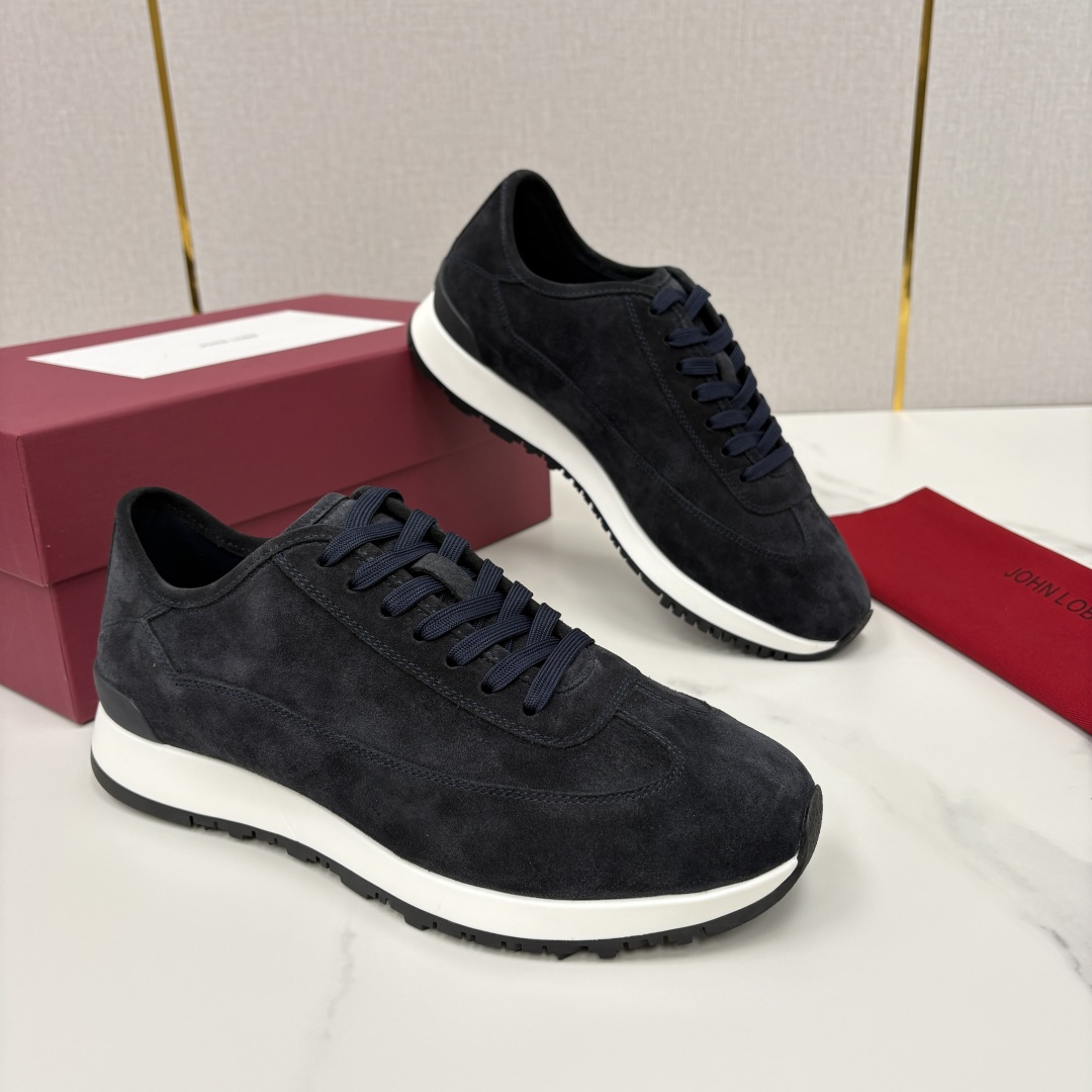 💋💍JL家新品 John Lobb 休闲鞋男士轻奢运动鞋 官方 10,300 作为爱马-仕旗下顶级鞋履品