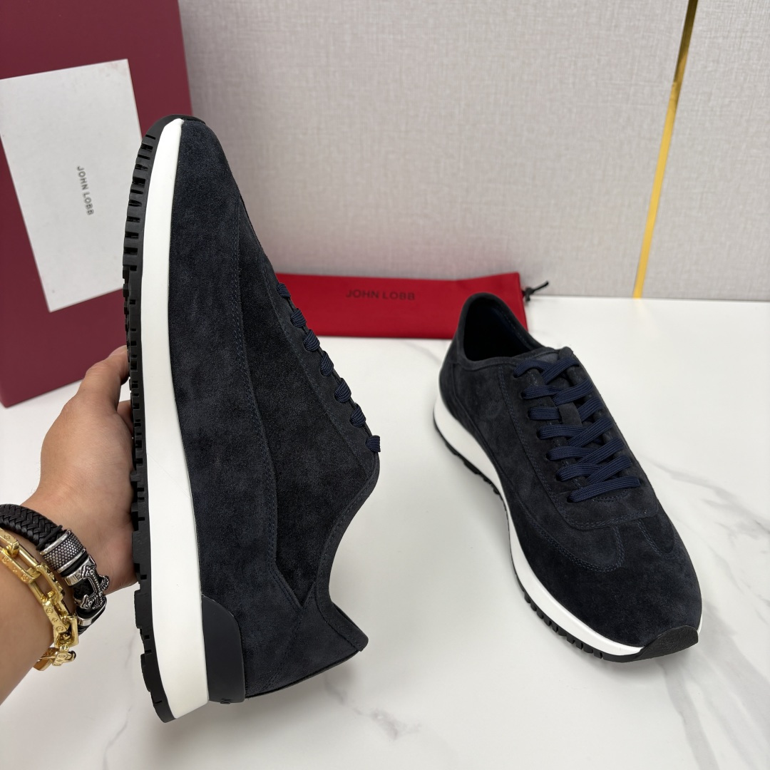 💋💍JL家新品 John Lobb 休闲鞋男士轻奢运动鞋 官方 10,300 作为爱马-仕旗下顶级鞋履品