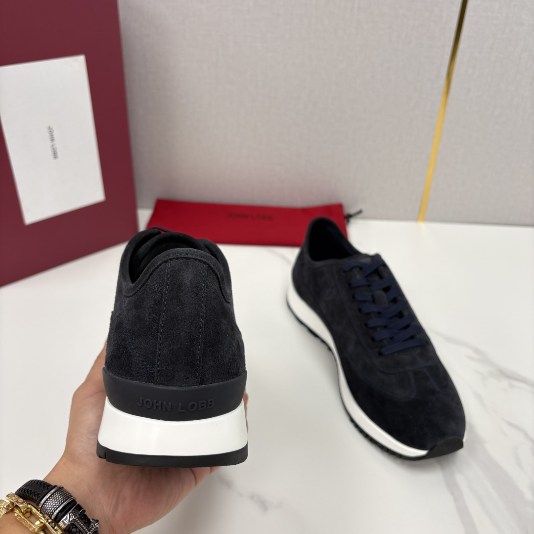 💋💍JL家新品 John Lobb 休闲鞋男士轻奢运动鞋 官方 10,300 作为爱马-仕旗下顶级鞋履品