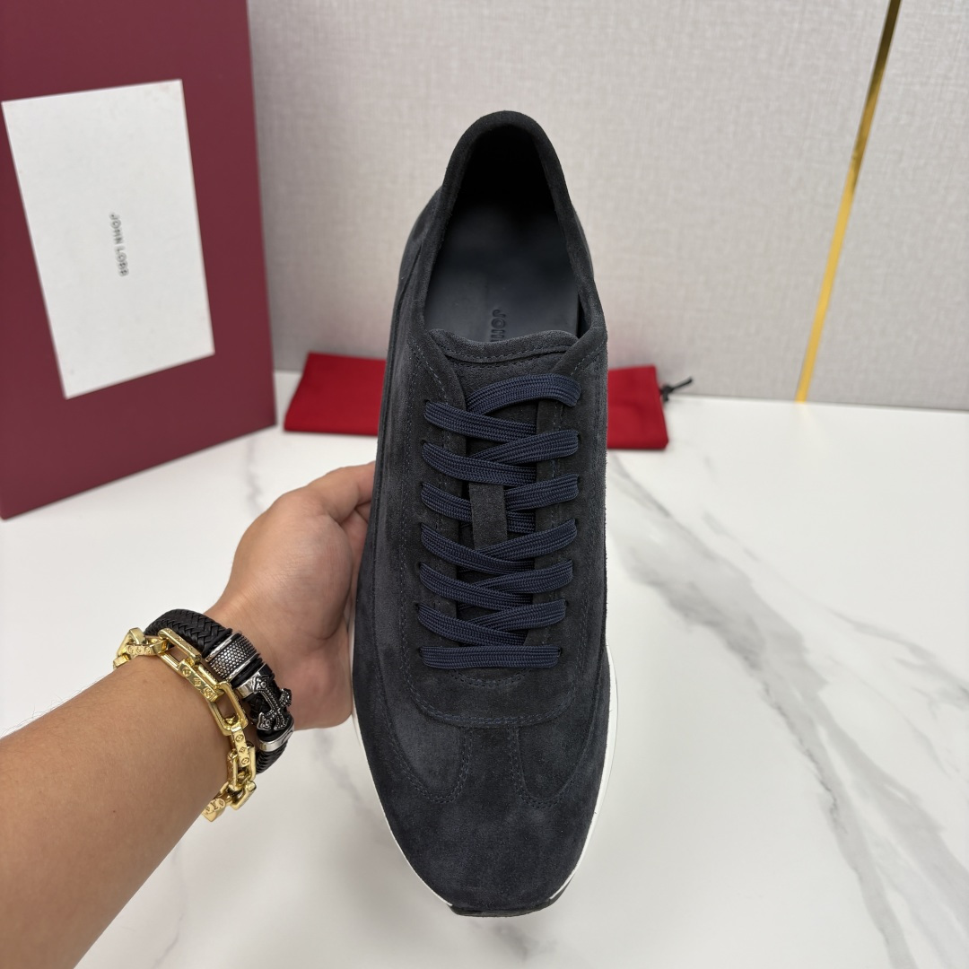 💋💍JL家新品 John Lobb 休闲鞋男士轻奢运动鞋 官方 10,300 作为爱马-仕旗下顶级鞋履品