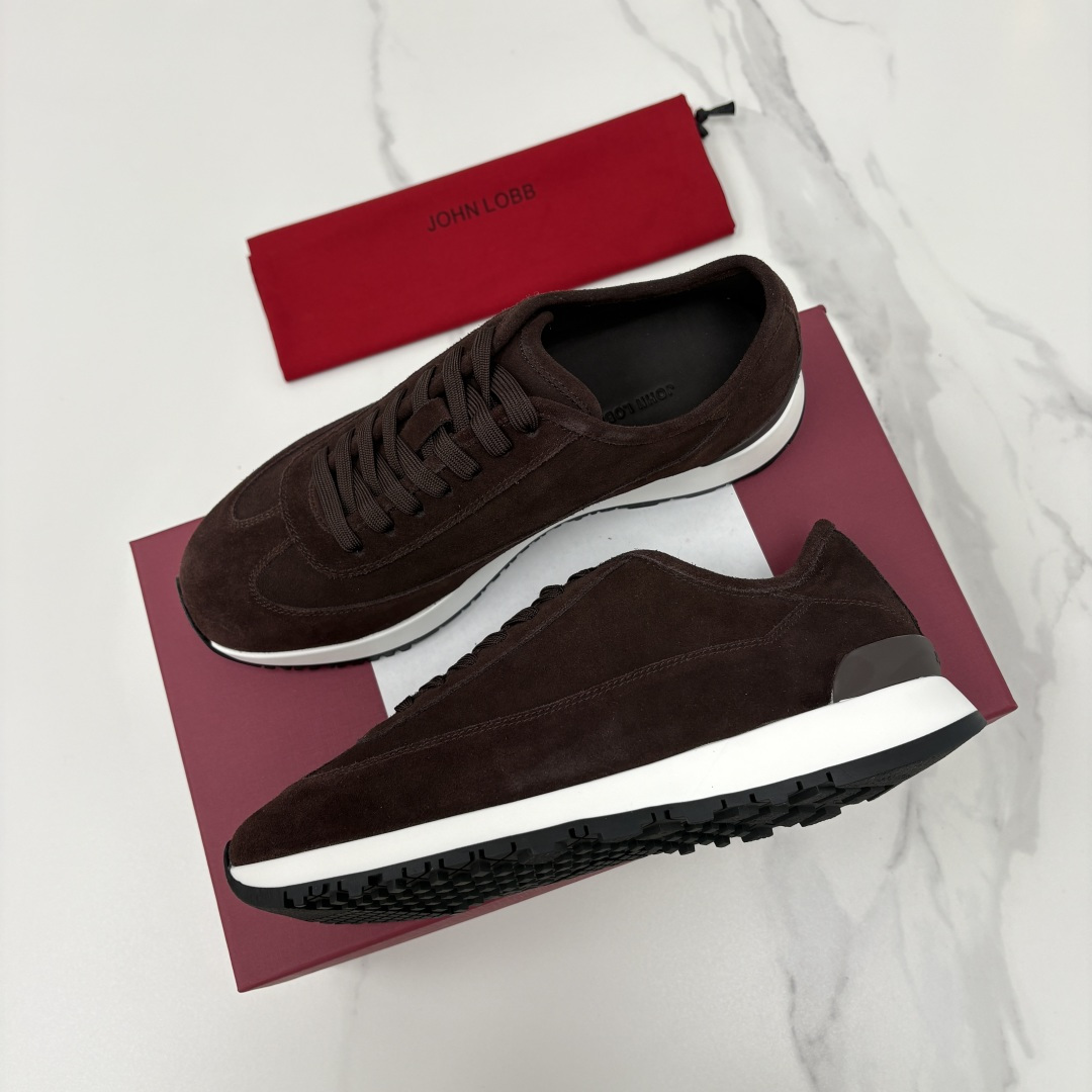 💋💍JL家新品 John Lobb 休闲鞋男士轻奢运动鞋 官方 10,300 作为爱马-仕旗下顶级鞋履品