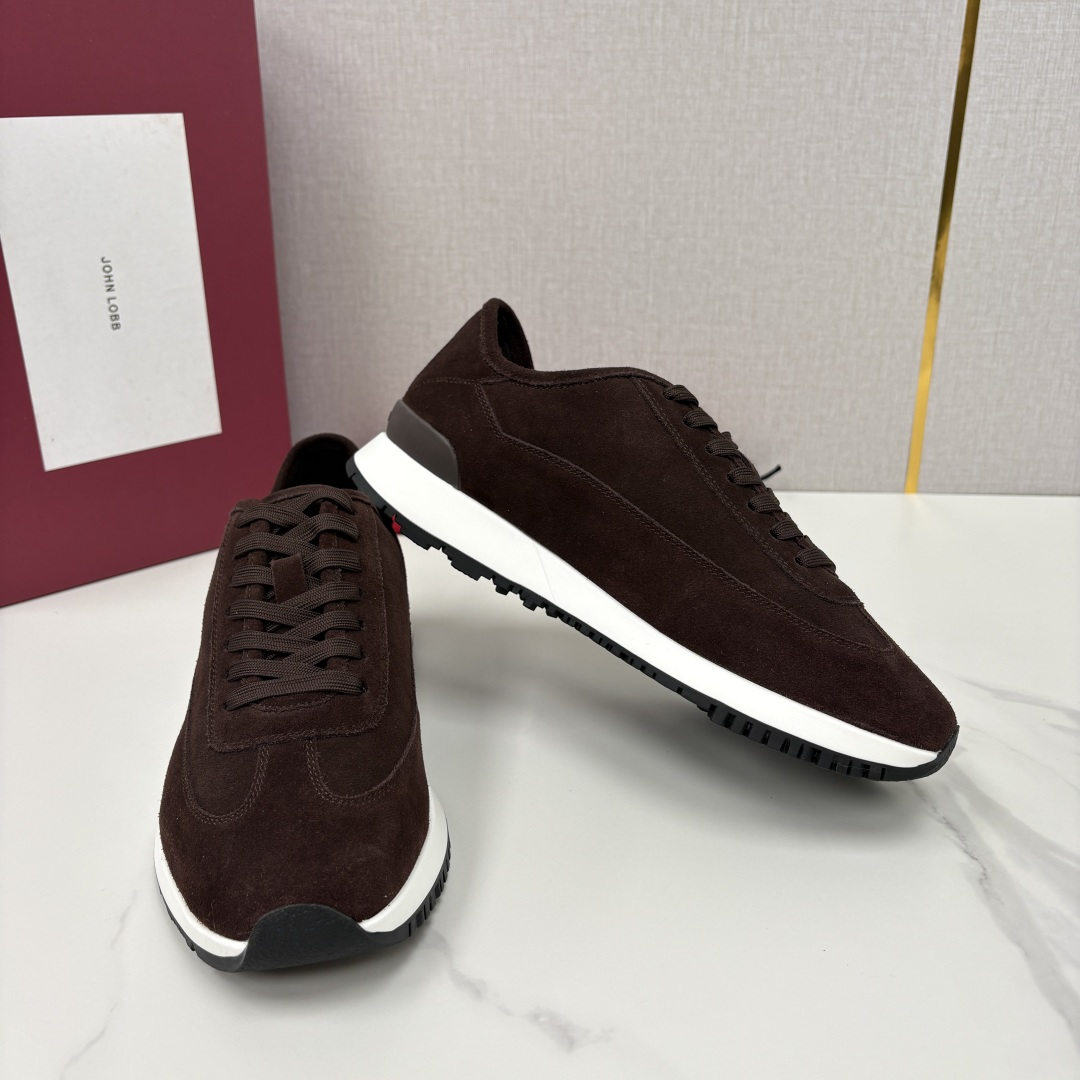 💋💍JL家新品 John Lobb 休闲鞋男士轻奢运动鞋 官方 10,300 作为爱马-仕旗下顶级鞋履品