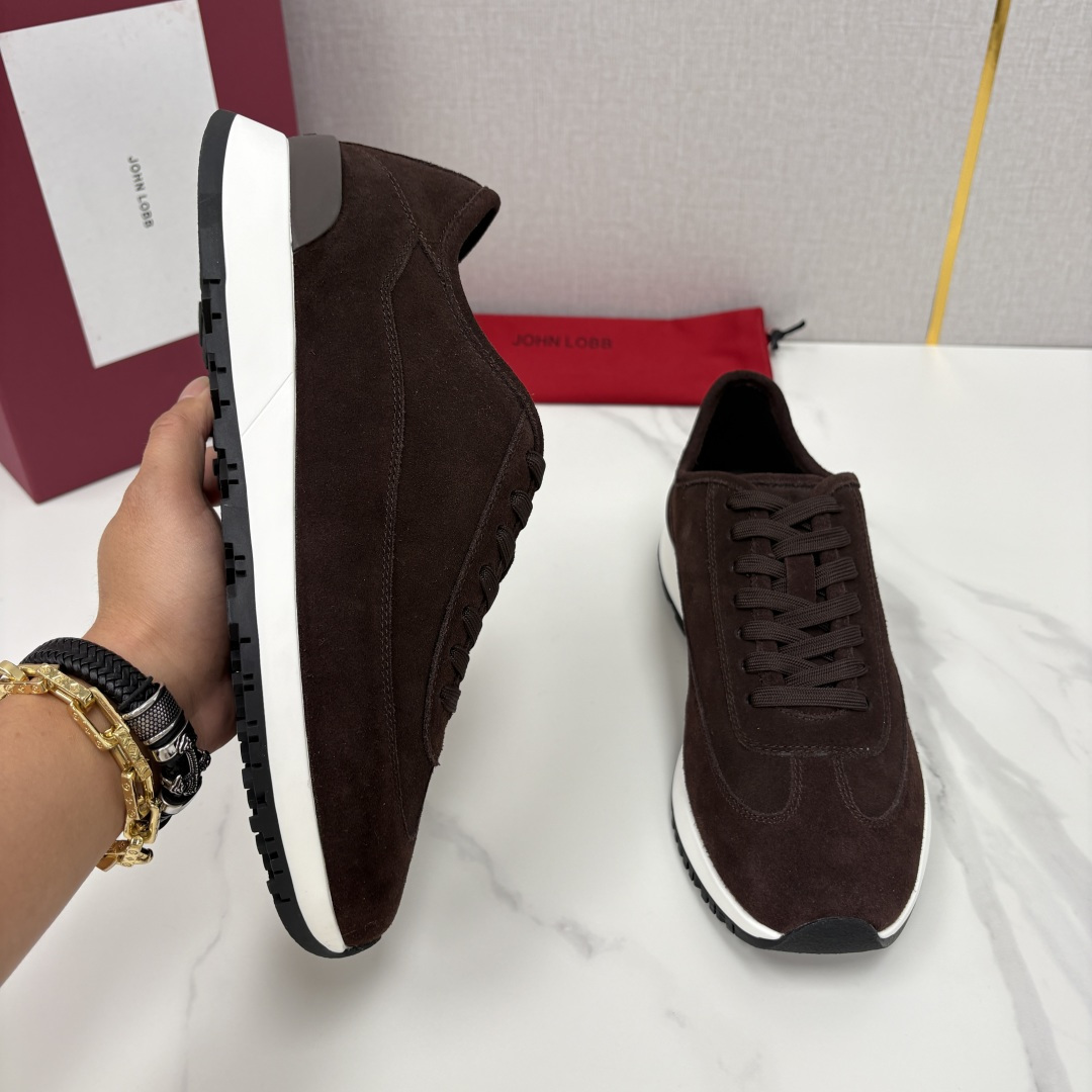 💋💍JL家新品 John Lobb 休闲鞋男士轻奢运动鞋 官方 10,300 作为爱马-仕旗下顶级鞋履品