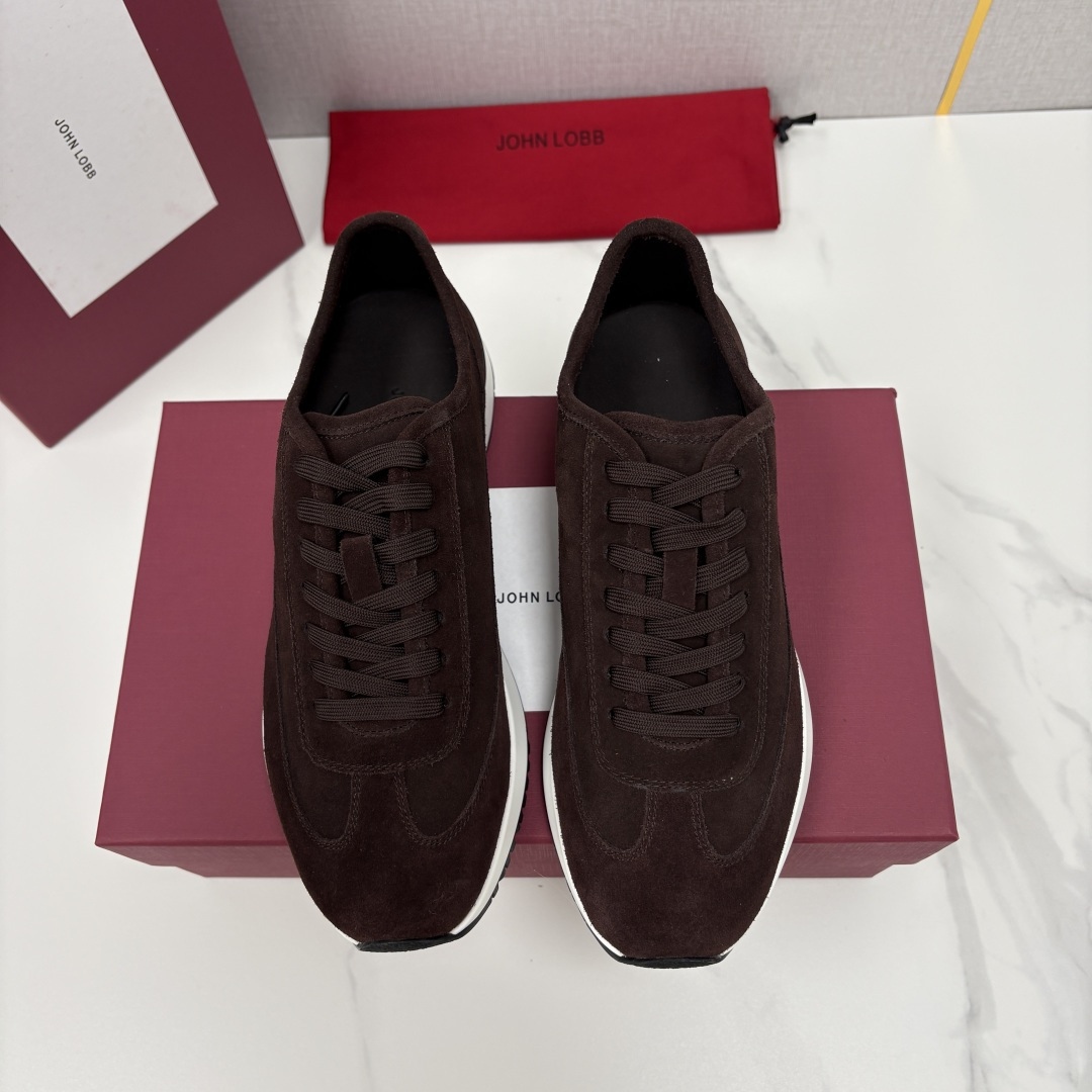💋💍JL家新品 John Lobb 休闲鞋男士轻奢运动鞋 官方 10,300 作为爱马-仕旗下顶级鞋履品