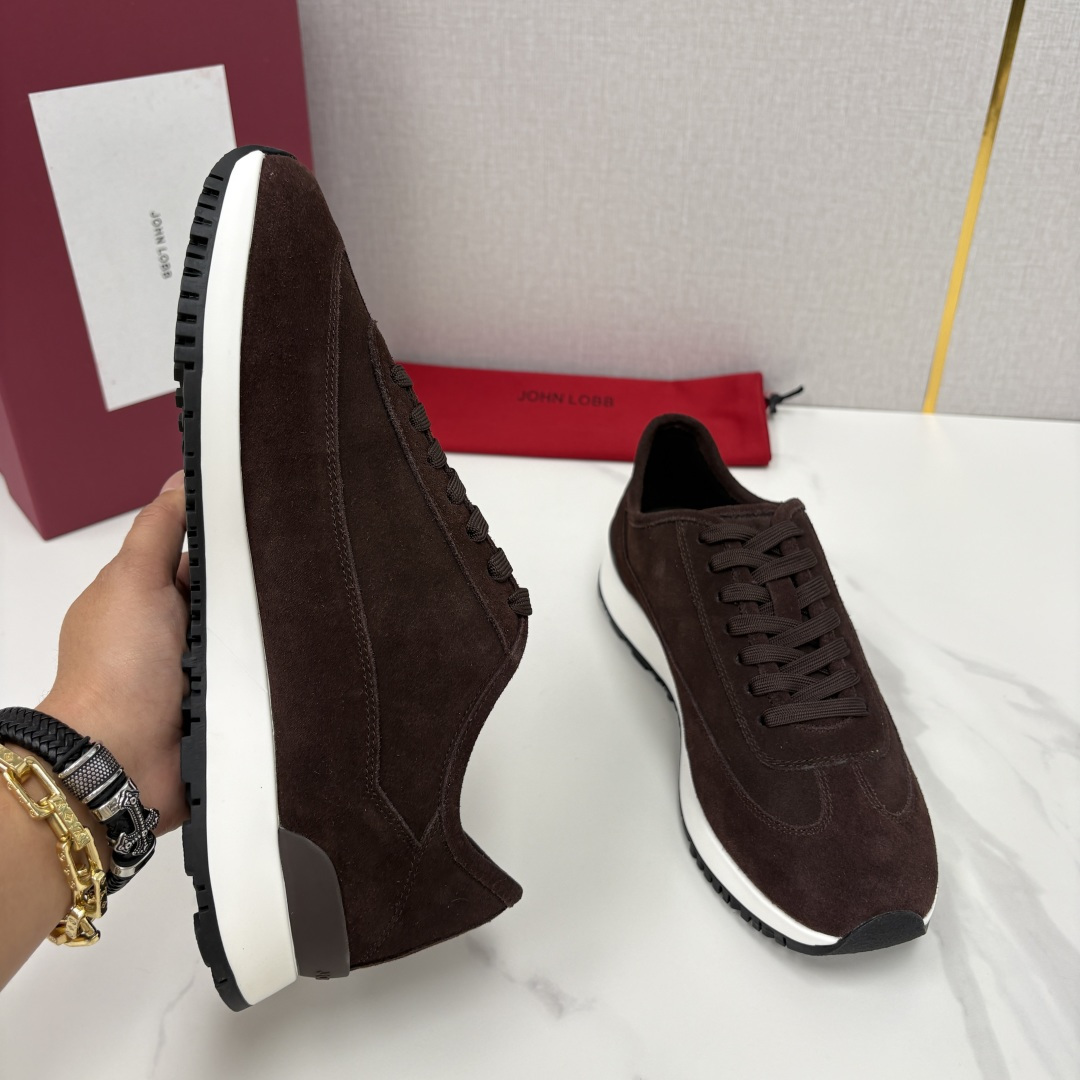 💋💍JL家新品 John Lobb 休闲鞋男士轻奢运动鞋 官方 10,300 作为爱马-仕旗下顶级鞋履品