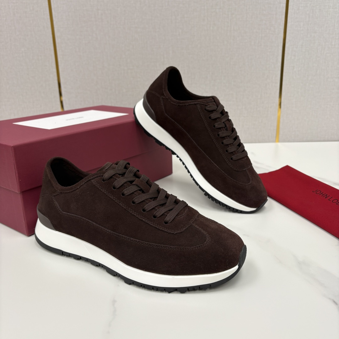 💋💍JL家新品 John Lobb 休闲鞋男士轻奢运动鞋 官方 10,300 作为爱马-仕旗下顶级鞋履品