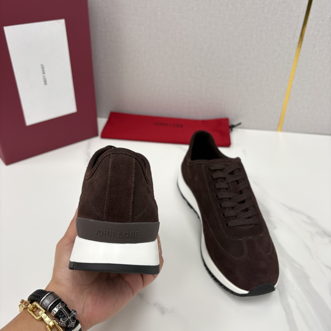 💋💍JL家新品 John Lobb 休闲鞋男士轻奢运动鞋 官方 10,300 作为爱马-仕旗下顶级鞋履品