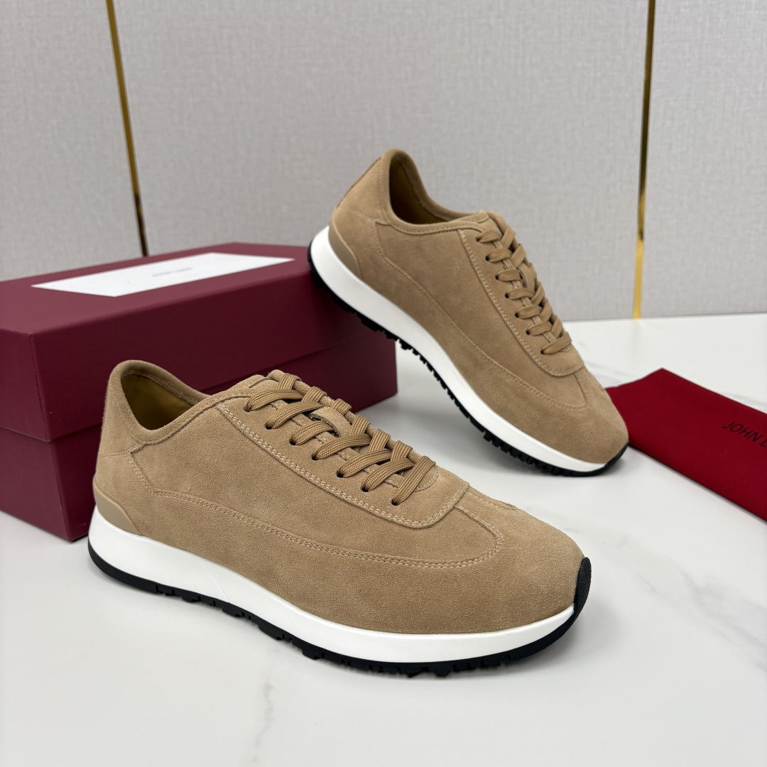 💋💍JL家新品 John Lobb 休闲鞋男士轻奢运动鞋 官方 10,300 作为爱马-仕旗下顶级鞋履品