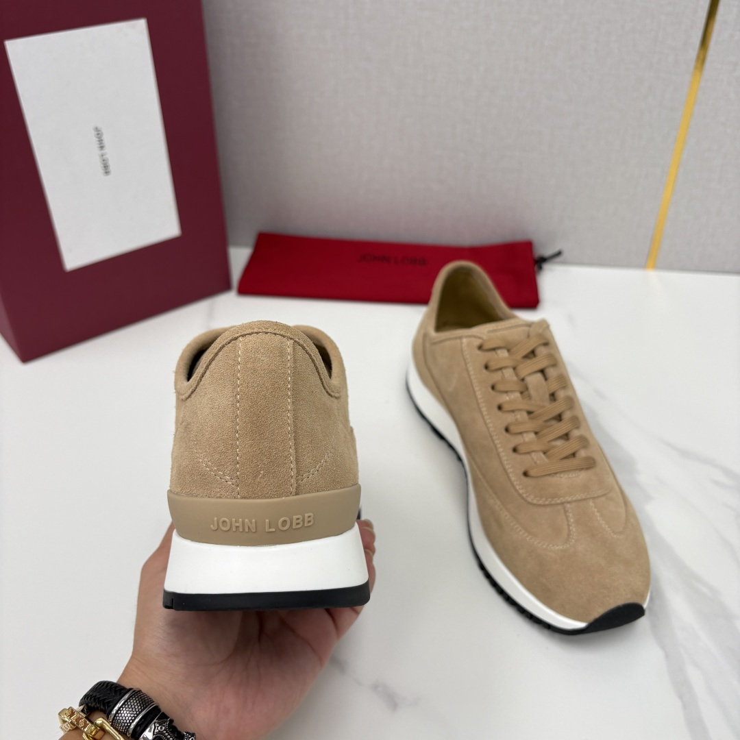 💋💍JL家新品 John Lobb 休闲鞋男士轻奢运动鞋 官方 10,300 作为爱马-仕旗下顶级鞋履品